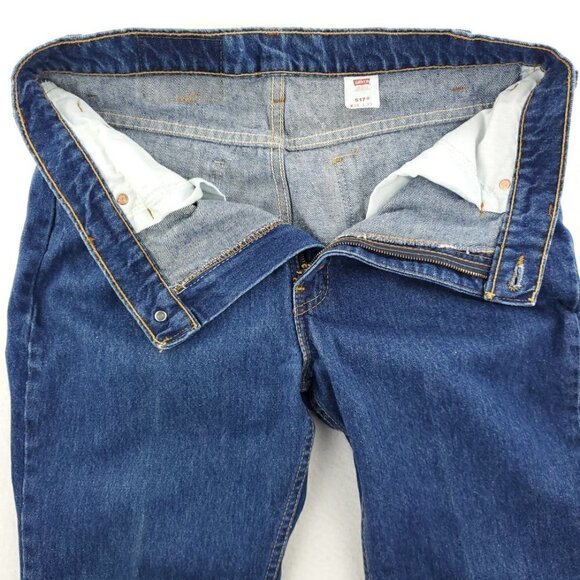 Levi's 517 Orange Tab Jeans VTG USA 40517-0215 Bootcut Men's "36x33" Real 34x34 - Picture 7 of 13